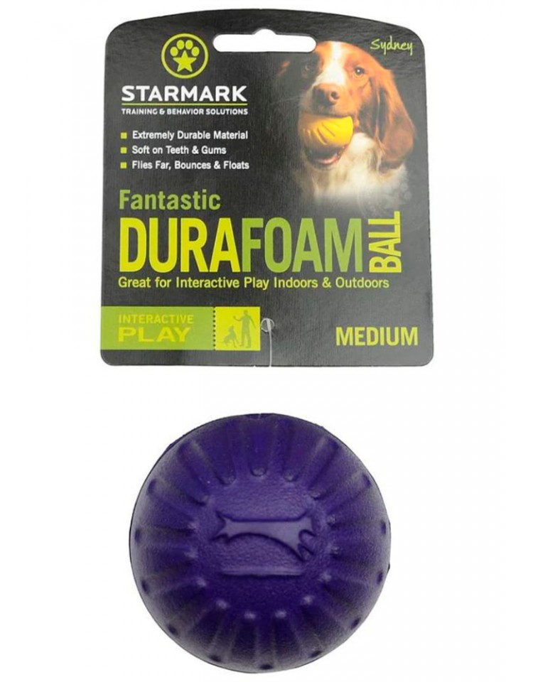 kiwipet-brinquedo-starmark-cao-bola-durafoam-roxa-medio