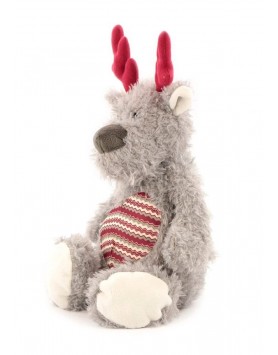 kiwipet-brinquedo-rosewood-cao-brinquedo-natal-silver-plush-comet-detalhe
