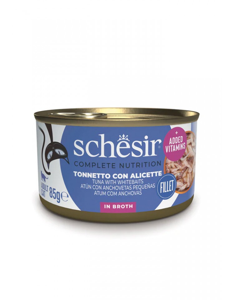 kiwipet-racao-schesir-gato-adulto-humida-85g-in-broth-atum-anchovas-frente
