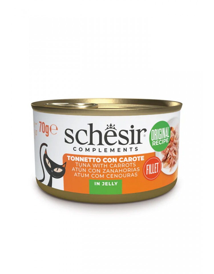 kiwipet-racao-schesir-gato-adulto-humida-70g-gelatina-atum-cenoura-frente