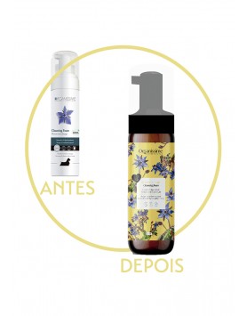 kiwipet-champo-organissime-cao-200ml-espuma-detalhe