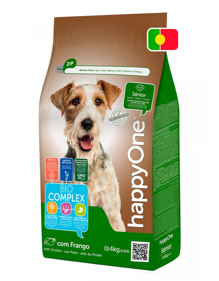 kiwipet-racao-happyone-cao-adulto-4kg-seca-senior-frango-detalhe