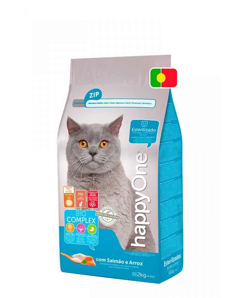 kiwipet-racao-happyone-gato-adulto-2kg-seca-esterilizado-salmao-detalhe