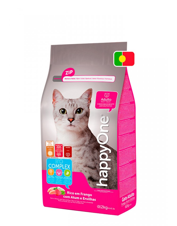kiwipet-racao-happyone-gato-adulto-2kg-seca-atum-frango-detalhe