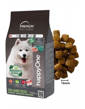 kiwipet-racao-happyone-premium-cao-adulto-4kg-seca-carne-fresca-detalhe