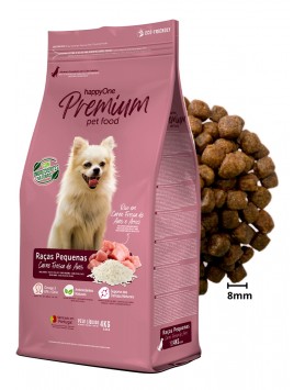 kiwipet-racao-happyone-premium-cao-adulto-4kg-seca-racas-pequenas-detalhe