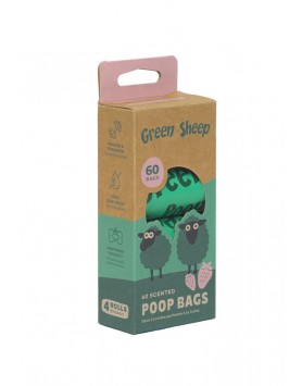 kiwipet-green-sheep-cao-60-sacos-dejetos-cheiro-morango-embalagem-detalhe