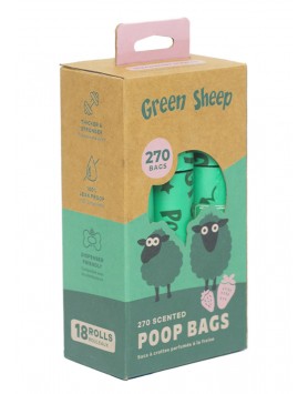 kiwipet-green-sheep-cao-270-sacos-dejetos-cheiro-morango-embalagem-detalhe