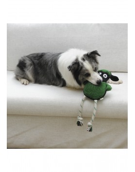 kiwipet-brinquedo-green-sheep-cao-ovelha-verde-demonstracao