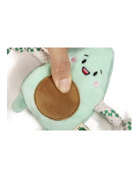 kiwipet-brinquedo-green-sheep-cao-stuffing-free-avacado-detalhe