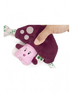 kiwipet-brinquedo-green-sheep-cao-stuffing-free-mushroom-detalhe