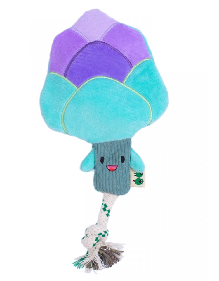 kiwipet-brinquedo-green-sheep-cao-stuffing-free-asparagus-embalagem