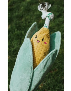 kiwipet-brinquedo-green-sheep-cao-stuffing-free-corn-demonstracao