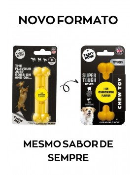 kiwipet-brinquedo-tastybone-cao-osso-nylon-frango-pequeno-nova-embalagem