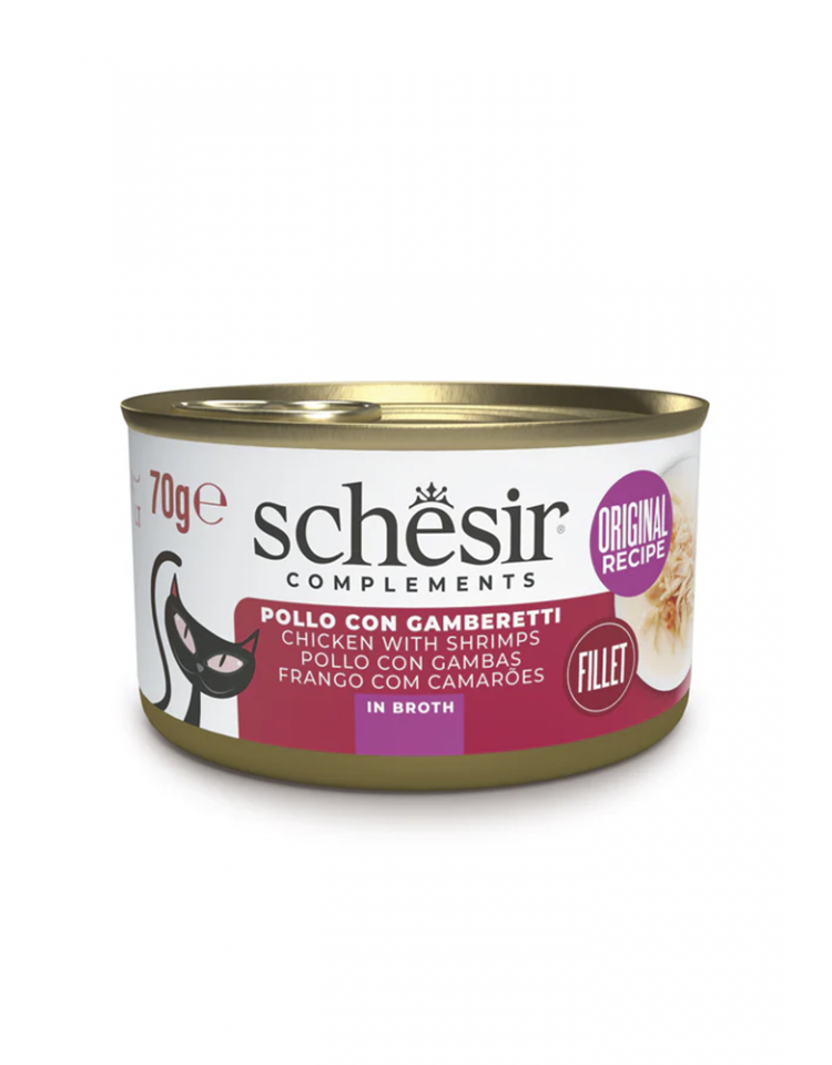 kiwipet-racao-schesir-gato-adulto-humida-70g-caldo-frango-camaroes-frente