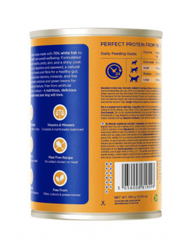 kiwipet-alimento-fish4dogs-cao-395g-wetfood-white-fish-embalagem