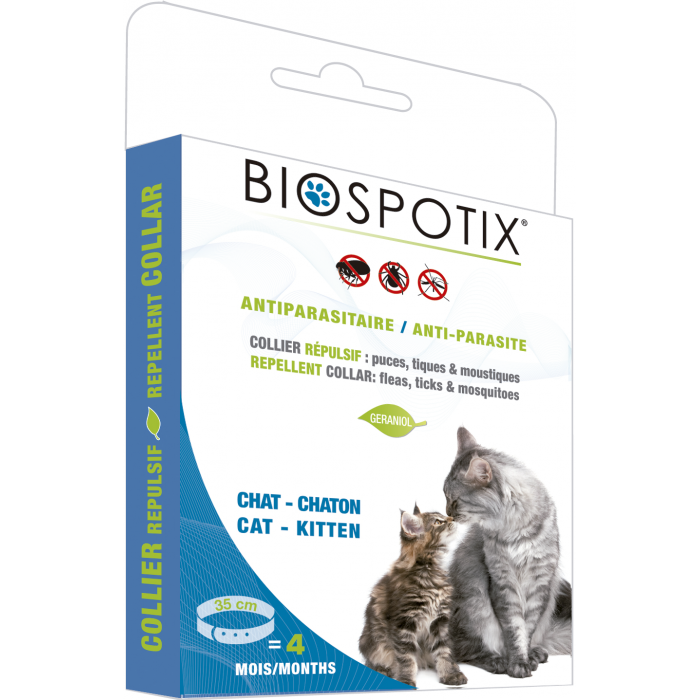 Coleira Biospotix para Gato 35 cm