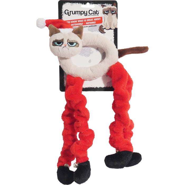 Xmas - Grumpy Cat - Grumpy Santa Doorknob Dangler