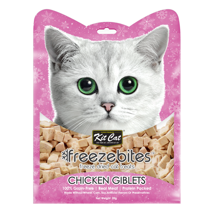 Snacks Kit Cat FreezeBites - Fígado de Frango