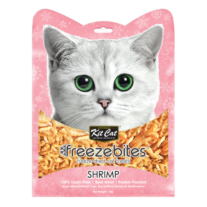 Snacks Kit Cat FreezeBites - Camarão