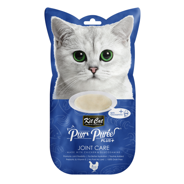 Alimento Húmido Kit Cat Purr Puree Plus - Joint Care - Frango