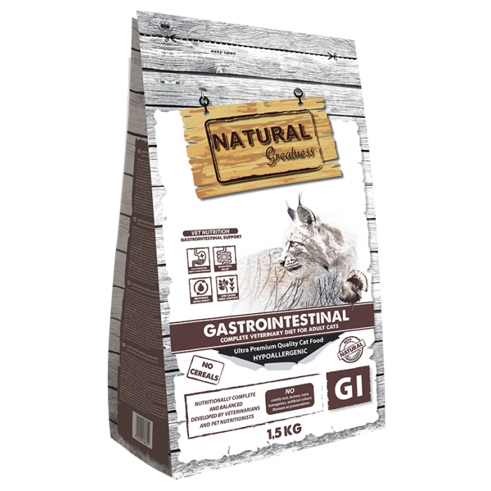 Natural Greatness Dieta Veterinária Gato - Gastrointestinal