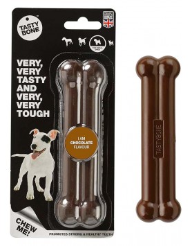 kiwipet-brinquedo-tastybone-cao-osso-nylon-chocolate-pequeno-embalagem