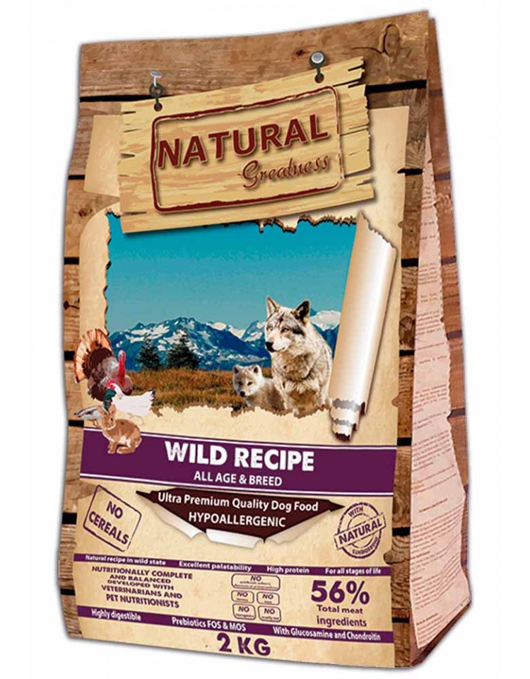 kiwipet-racao-natural-greatness-cao-adulto-2kg-seca-wild-recipe-frente