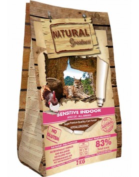 kiwipet-racao-natural-greatness-gato-adulto-2kg-seca-sensitive-indoor-lado