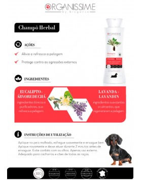 kiwipet-champo-organissime-cao-250ml-suavizante-herbal-detalhe