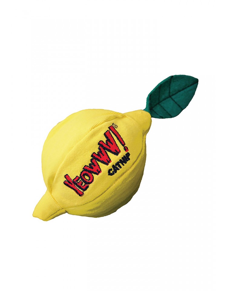 kiwipet-yeowww-catnip-gato-brinquedo-limão