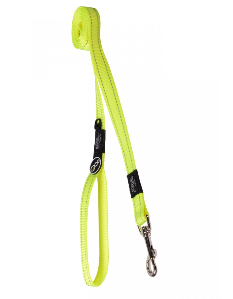 kiwipet-trela-rogz-cao-trela-refletora-amarelo