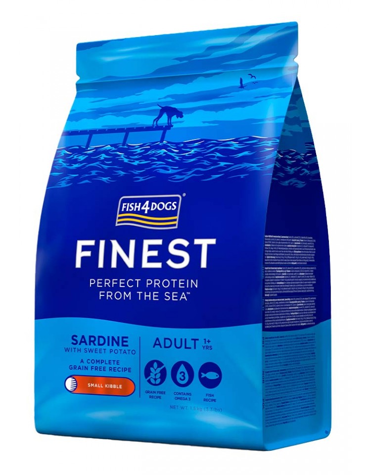 kiwipet-racao-fish4dogs-cao-adulto-mini-1.5kg-seca-sardinha
