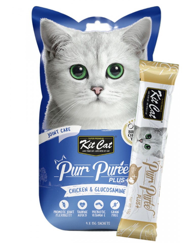 kiwipet-racao-kit-cat-gato-humida-purr-puree-plus-frango-glucosamina-detalhe