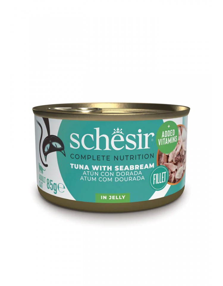 kiwipet-racao-schesir-gato-adulto-humida-85g-filete-gelatina-atum-dourada-frente