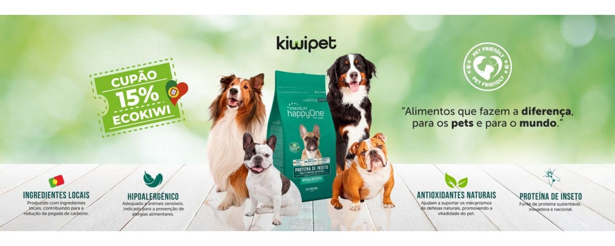 happyOne Premium: Cão Adulto com Proteína de Inseto - Nutrição e Sustentabilidade